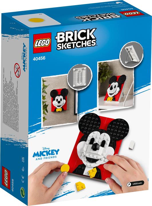 Produktbild LEGO Brick Sketches - Micky Maus (40456, LEGO Disney, LEGO Seltene Sets)