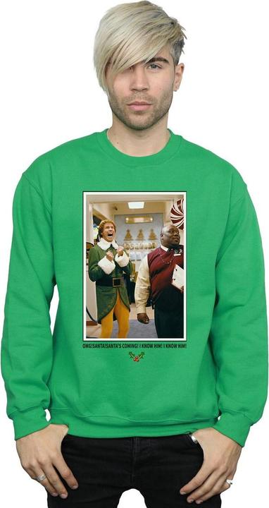 Immagine prodotto Elf OMG Santa Photo Felpa Uomo (XXL)