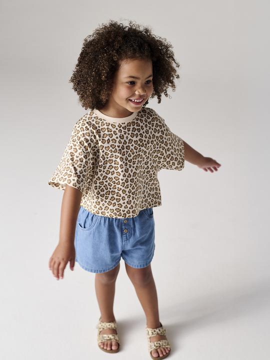 Produktbild Vertbaudet Mädchen T-Shirt in Cropped-Länge (92)
