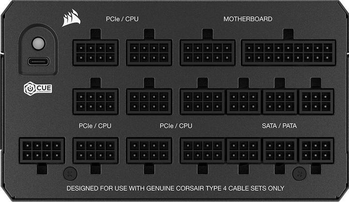 Immagine prodotto Corsair HXi Series (2025), HX1200i, 1200 Watt, 80 PLUS Platinum, C14 Version (1200 W)