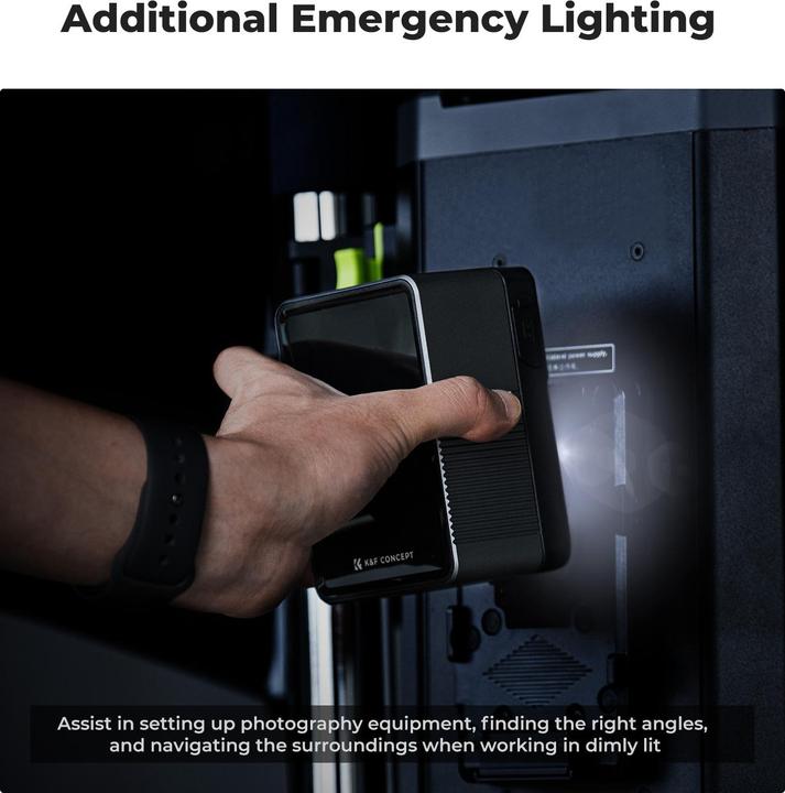 Produktbild K&F Concept MINI V-Lock 6700mAh 99Wh Camera Battery with TFT Display (Akku)