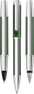 Actual product image Pelikan Fountain Pen PURA P40 Forest Green F Gift Box (Forest green, 1 x)
