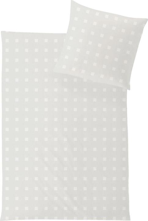 Produktbild Hefel Tencel™ Bettwäsche Classic Würfel elfenbein (Bettwäsche Set, 200 x 220 cm)