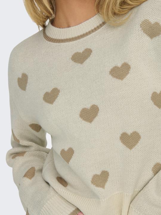 Actual product image JdY Knit Fit Round neck Ribbed cuffs Pullover Knitted jumper (M)