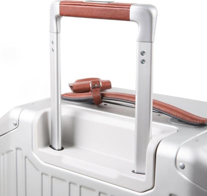 Produktbild Piquadro Ultra Slim Handgepäck Grau/Leder (37 l, Handgepäck (bis 50l))