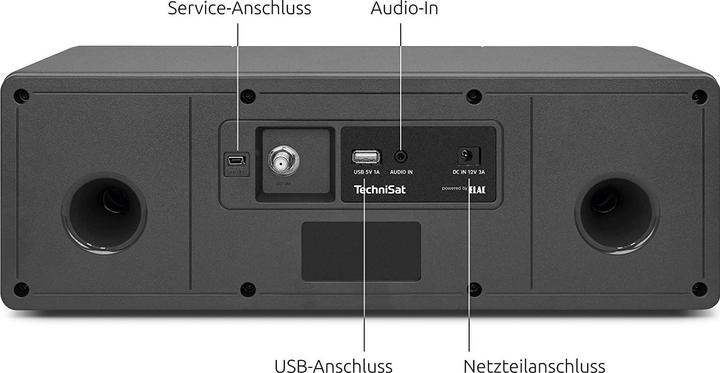 Immagine prodotto TechniSat DigitRadio 3 IR (FM, DAB, Web radio, Bluetooth, WiFi)
