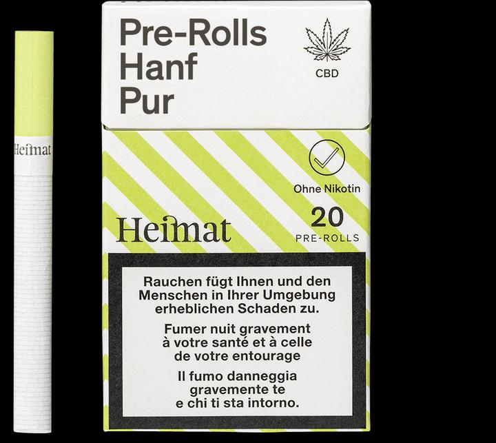 Heimat Hanf Pre-Rolls (16g CBD) (15 g, Indoor)