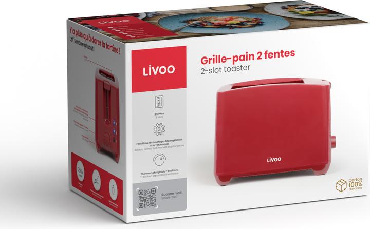 Produktbild Livoo Toastautomat (EU-Stecker)