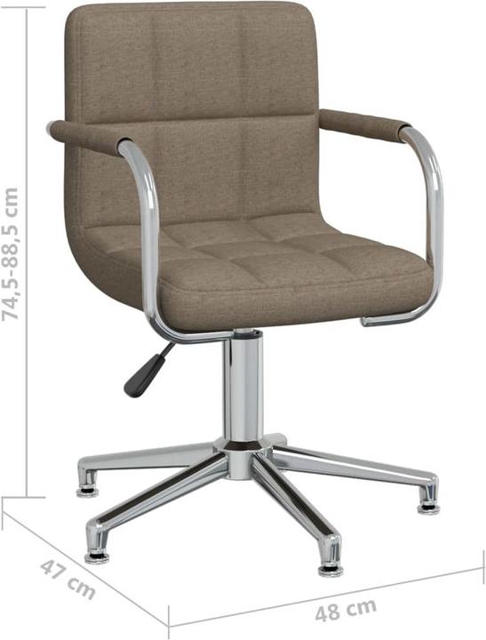 Immagine prodotto VidaXL Sedia da ufficio girevole