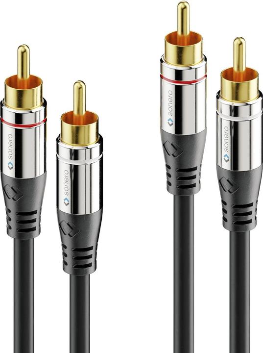 Sonero Audio-Kabel Cinch - Cinch 0.5 m (0.50 m, Cinch)