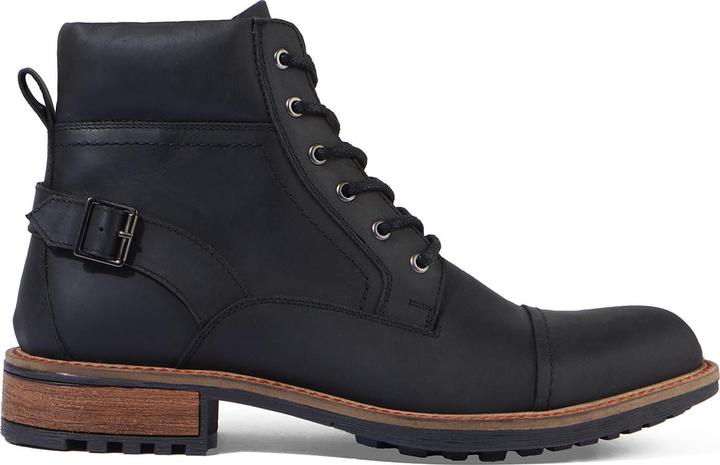 Actual product image Joe Browns Cleated Sole Buckle and Zip Leather Army Boots (44)