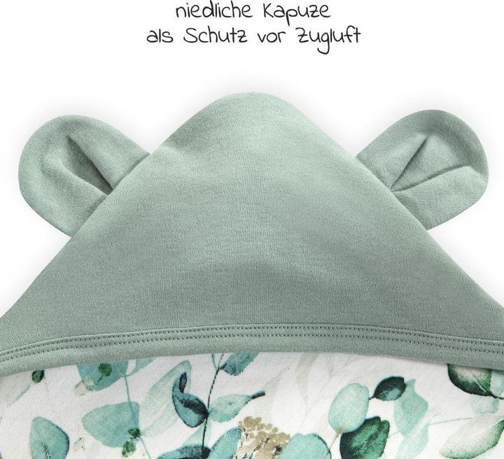 Produktbild Hauck Snuggle N Dream Leaves Mint (80 x 80 cm)