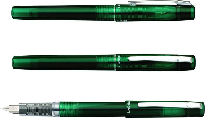 Produktbild Platinum Prefounte Dark Emerald, F Eternal Füllfederhalter, in Kunststoffverpackung, Blister, grün (Dark Emerald, 1 x)