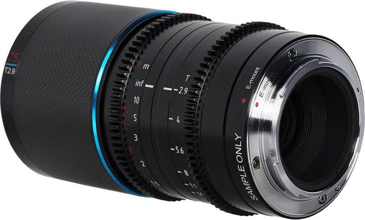 Actual product image Sirui Saturn 75mm T2.9 1.6x L75B Carbon Fibre Full-frame Anamorphic L Mount (Blue Flare) (L-Mount, full size)