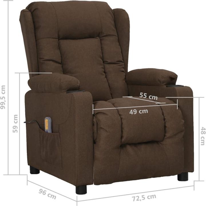 Actual product image VidaXL Elektrischer Massagesessel