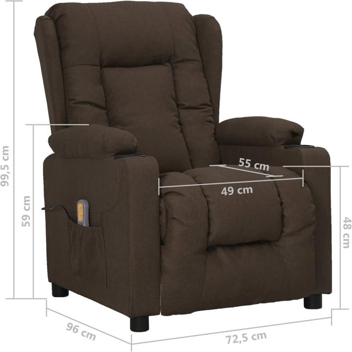 Image du produit VidaXL Fauteuil de massage électrique