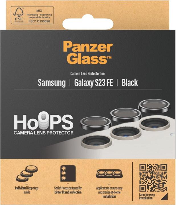 Produktbild PanzerGlass Hoops Camera Lens Protector (1 Stück, Samsung Galaxy S23 FE)