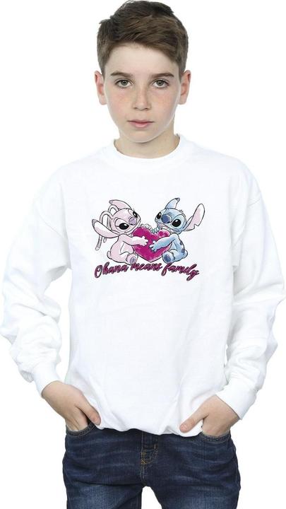 Immagine prodotto Disney Lilo And Stitch Ohana Heart With Angel Felpa Ragazzi (152, 158)