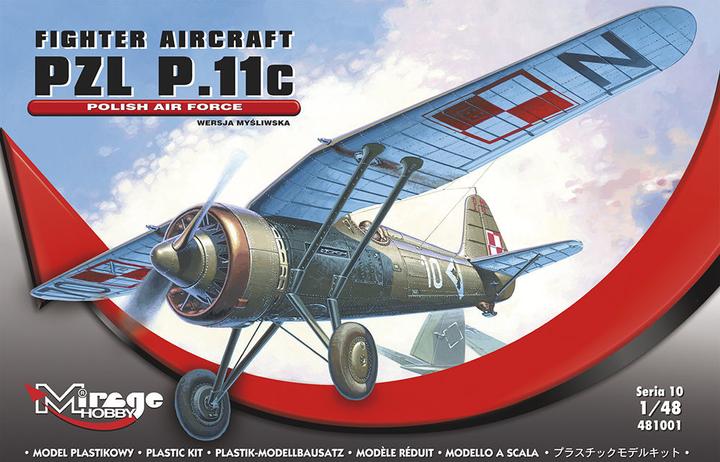 Produktbild Mirage Hobby PZL P-11 C Polnische Luftwaffe mit Resin- und Fotoätzteilen