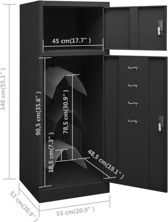 Produktbild VidaXL Fedosia (53 x 53 x 140 cm)