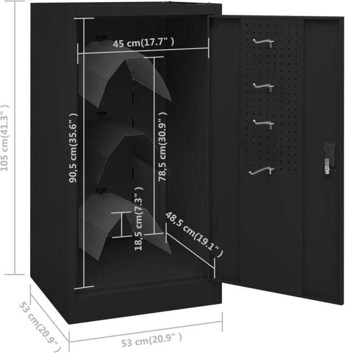 Actual product image VidaXL Fedosia (53 x 53 x 105 cm)
