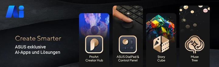 Image du produit ASUS ProArt P16 (16", AMD Ryzen AI 9 HX 370, 32 Go, 1000 Go, DE)