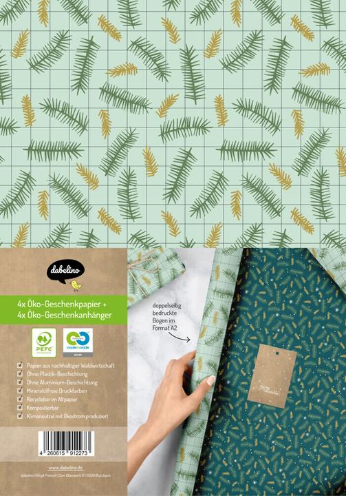 Actual product image Dabelino Christmas wrapping paper set for adults (Wrapping paper, 1 x)