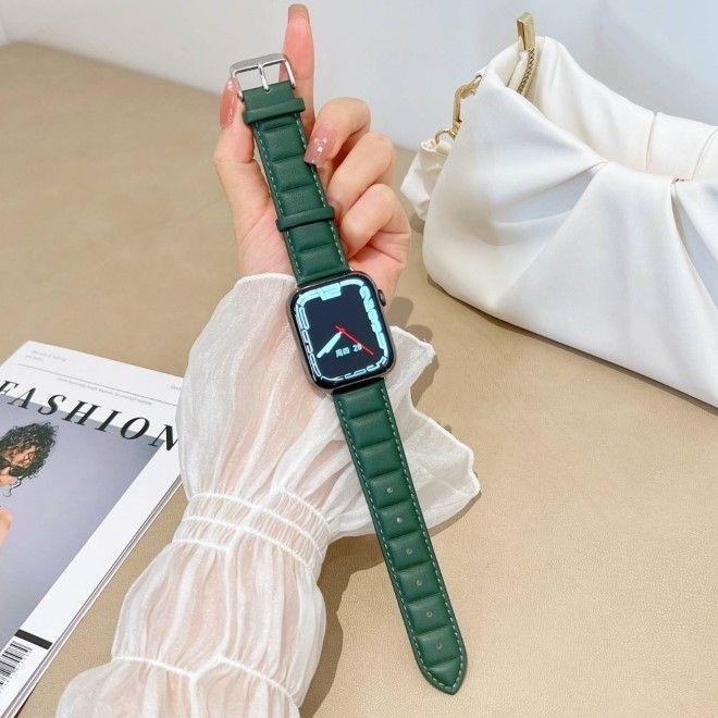 Image du produit MU Classic Genuine Series Bracelet en cuir véritable (42 mm, 44 mm, 45 mm, Cuir véritable, Apple Watch Series 3, Apple Watch Series 2, Apple Watch Series 1, Apple Watch Series 7, Apple Watch Series 8, Apple Watch Series 9, Apple Watch SE, Apple Watch Series 4, Apple Watch Series 5, Apple Watch Series 6)