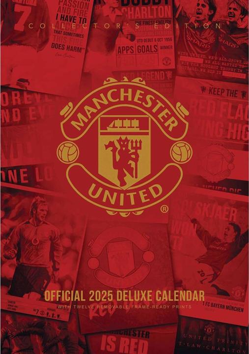 Produktbild Manchester City FC Wandkalender Collectors Edition Deluxe 2025 (Deutsch)