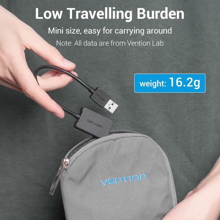 Image du produit Vention Carte son externe USB 2.0 CDYB0 2 ports 0.15m (USB)