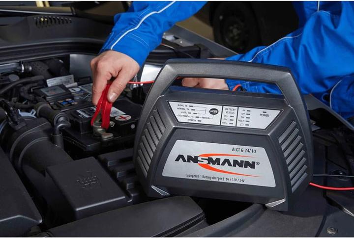 Actual product image Ansmann Automatic charger ALCT 624/10 (6V, 12V, 24V, 10 A)