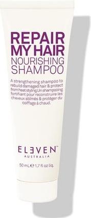 Actual product image ELEVEN Australia Repair My Hair Shampoo 50ml (50 ml, Liquid shampoo)