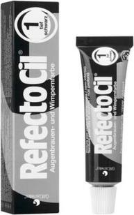 Actual product image Refectocil Eyelash And Eyebrow Tint Henna For Eyebrows And Eyelashes 1 Pure Black 15Ml