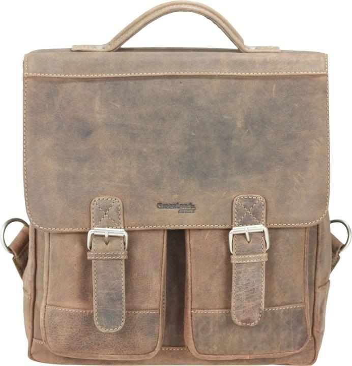 Produktbild Greenland Nature Stone Umhängetasche Messenger Leder 33 cm