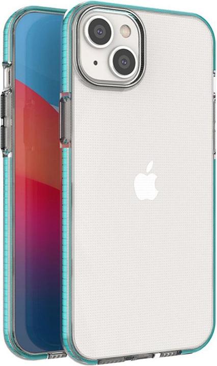 Hurtel Custodia Spring Case per iPhone 14 Plus cover in silicone con cornice blu chiaro (Apple iPhone 14 Plus)