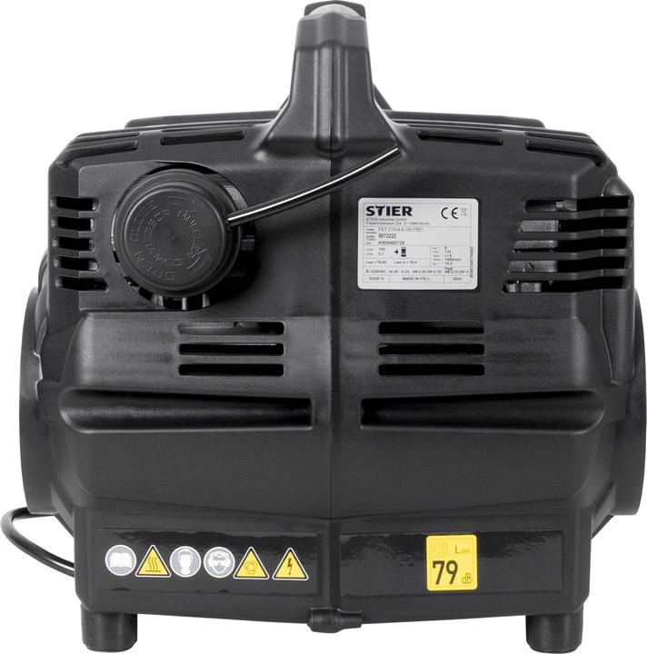 Image du produit Stier Compresseur silencieux (8 bar, 6 l)