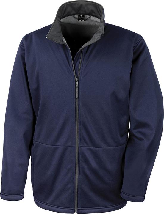 Actual product image Result Clothing Mens Plain Soft Shell Jacket (S)