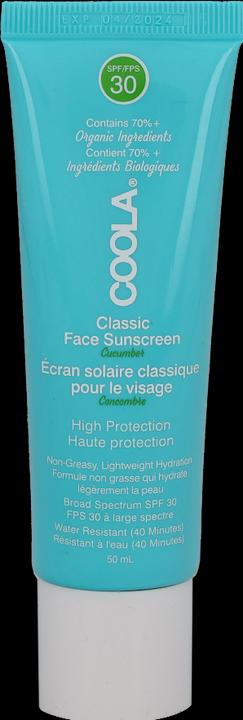 Immagine prodotto Coola Suncare Classic Lotion Cucumber (Crema solare viso, SPF 30, 50 ml, 50 g)
