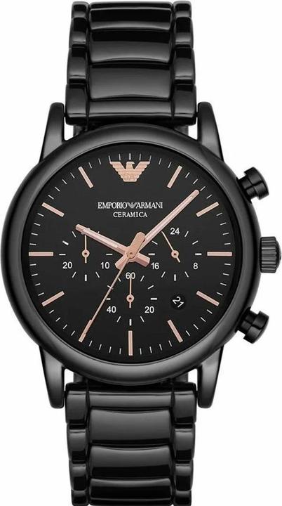 Emporio Armani Luigi Ceramica Chronograph Herrenuhr (Analoguhr, 43 mm)