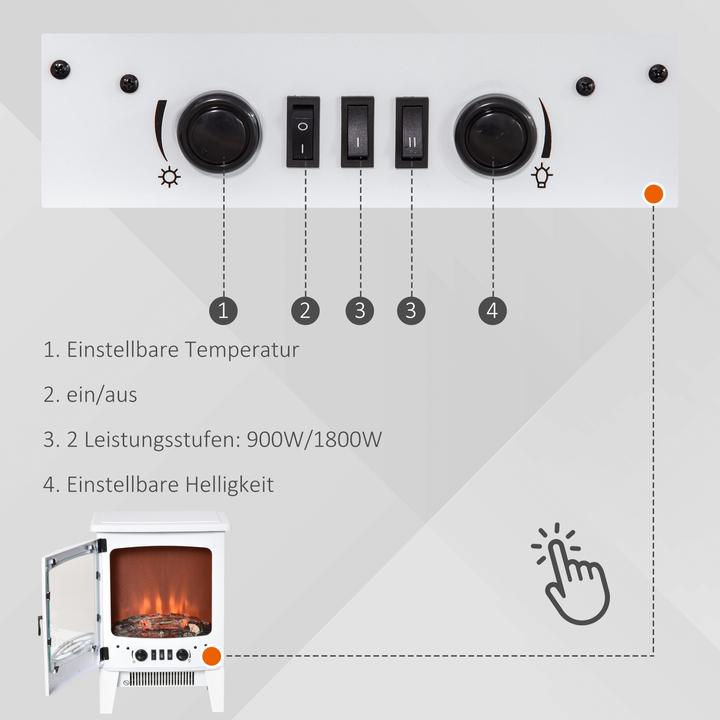 Actual product image Jamb Electric fireplace