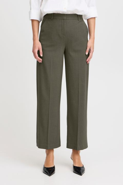 Actual product image B.young BYDANTA WIDE LEG PANTS 2 CROPPED 20815027 (42)
