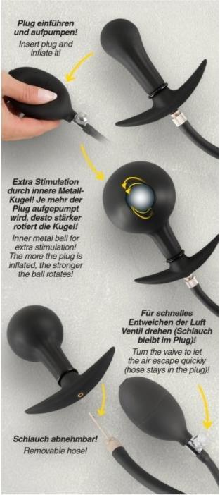 Actual product image You2Toys Inflatable Plug