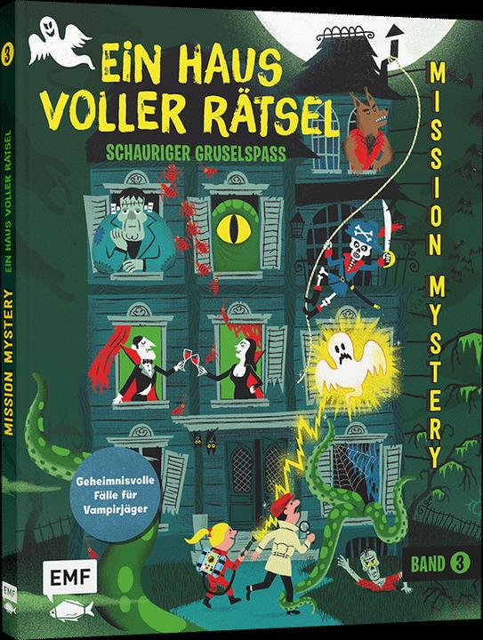 Immagine prodotto Mission Mystery – Ein Haus voller Rätsel: Schauriger Gruselspass – Band 3 (Tedesco, Paul Martin, Beate Huth, Nicholas, Camille Roy, Éric Meurice, 2020)