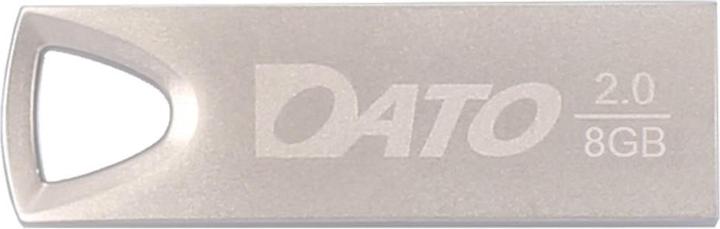 Image du produit Dato - Memory Stick DS7016 (DS7016-08G) - USB 2.0 FlashDrive, 8GB, Read 9MB/s, Write 5MB/s - Silver (8 Go, USB 2.0)