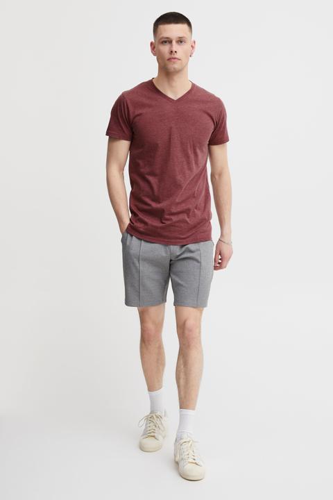 Immagine prodotto Solid Bedo T-Shirt A Maniche Corte Maglietta Da Uomo Con Collo A V In Cotone 100% (S)