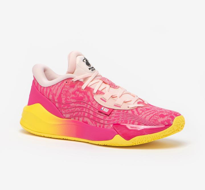 Tarmak Men's/Women's Basketball Shoes Fast 900 Low-1 - NBA Heat/Pink