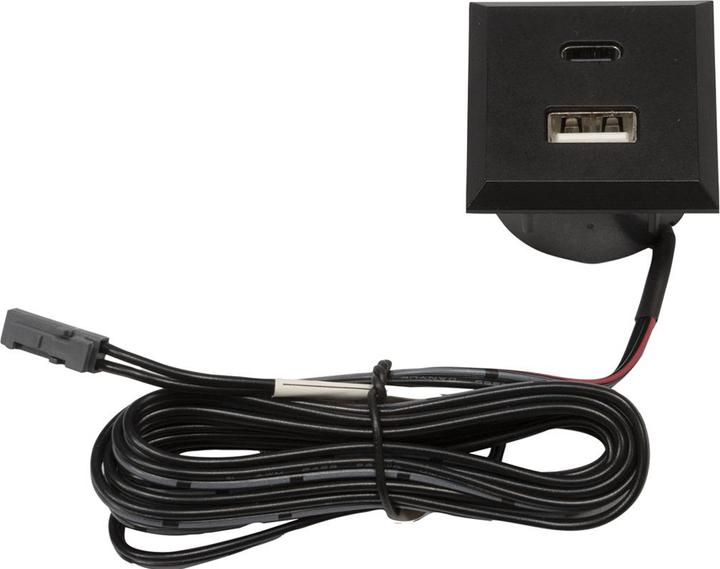 Actual product image L&S USB-C/A Doppelsteckd. 12 V 3 A