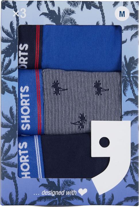 Produktbild Happy shorts Retro Boxer Jersey (M, 3er Pack)