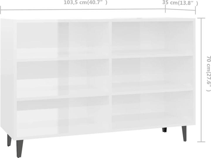 Immagine prodotto VidaXL Lukas (103,5 x 35 x 70 cm)