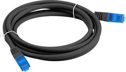 Actual product image Lanberg Patch Cable S/Ftp Cat.6a 5m Black Lszh (S/FTP, CAT6a, 5 m)